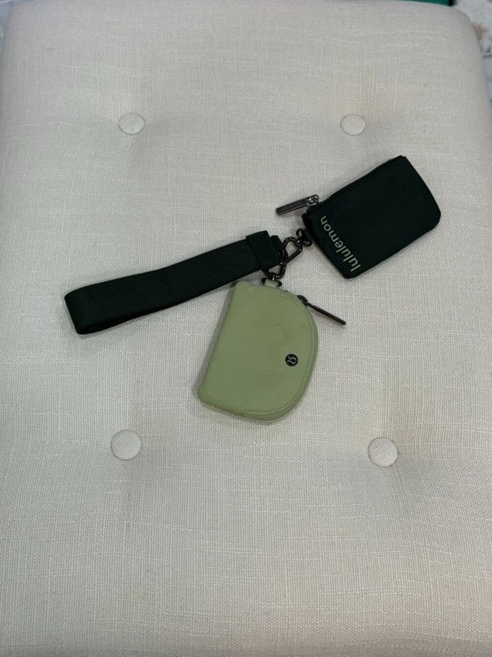 Lululemon GUC Dual Pouch Wristlet With Strap